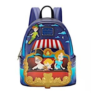 NWT Loungefly Disney Parks Peter Pan's Flight Mini Backpack